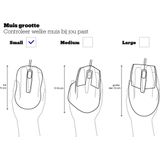 Rapoo M300 Silent - Draadloze Muis - Grijs - Ergonomisch Ontwerp