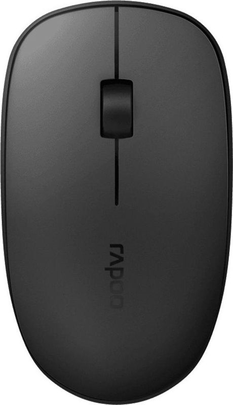 Rapoo - M200 Silent - Draadloze Muis - Zwart - Multi Mode Wireless