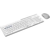 Rapoo 8100M UI-W Toetsenbord- en Muiscombinatie - Wit - Bluetooth - Comfortabel Design