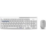 Rapoo 8100M UI-W Toetsenbord- en Muiscombinatie - Wit - Bluetooth - Comfortabel Design
