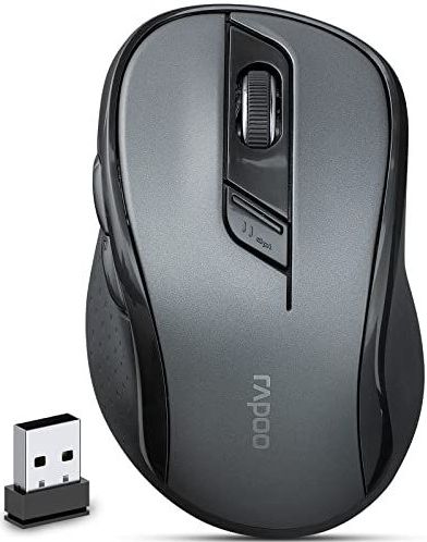Rapoo M500 - Draadloze Muis - Zwart - 1600 Dpi