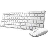 Rapoo - 9300M - Toetsenbord - Wit - Aluminium - Bluetooth 4.0