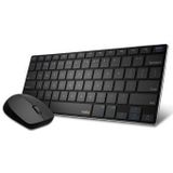 Rapoo 9000M - Toetsenbord en muis - Draadloos - QWERTY - Zwart