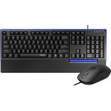 Rapoo - NX2000 - Toetsenbord - Zwart - Bedraad