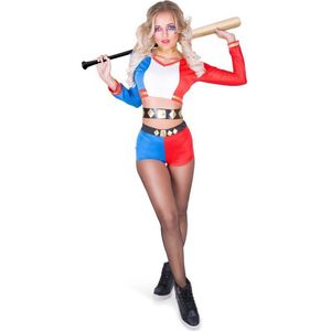 Karnival Costumes Rebelse Cheerleader Kostuum Dames Carnavalskleding Dames Carnaval - Polyester - Maat L