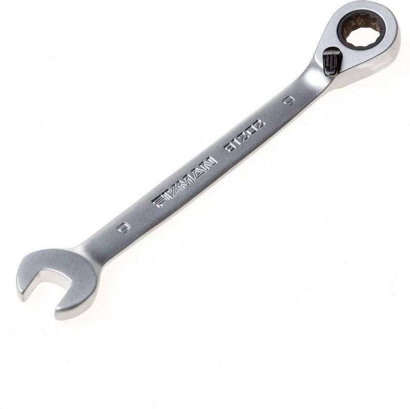 Fixman - Met Ratelfunctie - Ring- en Steeksleutel - 9 mm