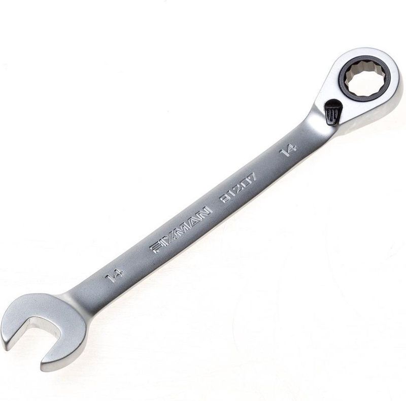 Fixman - Ring- en Steeksleutel - 14mm - Met Ratelfunctie