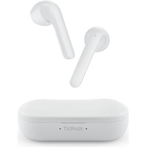 Mobvoi TicPods 2 In Ear Hoofdtelefoon Wit Bluetooth (ANC, 23 h, Draadloze), Koptelefoon, Wit