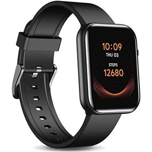 Ticwatch GTH smartwatch tot 10 dagen batterijduur met huidtemperatuurmeting bloedzuurstof hartslagmeting slaapregistratie 5ATM waterdicht voor mannen en vrouwen, TicWatch GTH EU