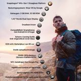 Ticwatch - Pro 5 - Smartwatch - Zwart - Snapdragon W5+ Gen 1 - 80 Uur Batterij