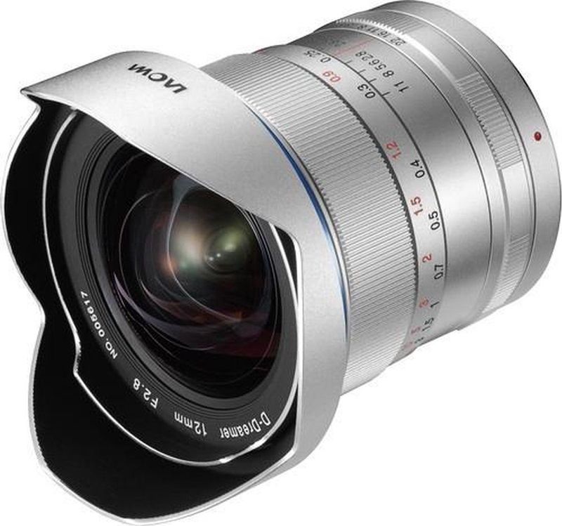 Venus Optics - Laowa 12mm f/2.8 Zero-D - Objectief - Zilver