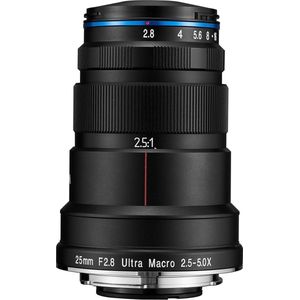 Laowa Venus 25mm f/2.8 2.5-5x Ultra-Macro Lens voor Canon EF-mount objectief
