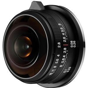 Laowa 4mm f/2.8 Circulair Fisheye MFT-mount objectief