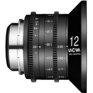 Laowa - 12mm t/2.9 ZERO-D Cine Lens - Arri PL - Groothoek - Compact