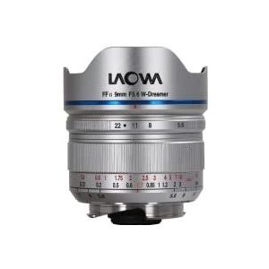 Laowa 9mm f/5.6 FF RL Leica M-mount objectief Zilver