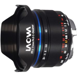 Venus Optic - 11 mm F/4.5 FF RL - Objectief - Zwart - Handmatige Focussysteem
