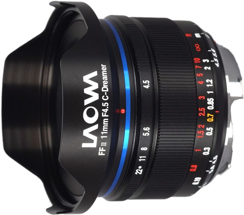 Venus Optic - 11 mm F/4.5 FF RL - Objectief - Zwart - Handmatige Focussysteem