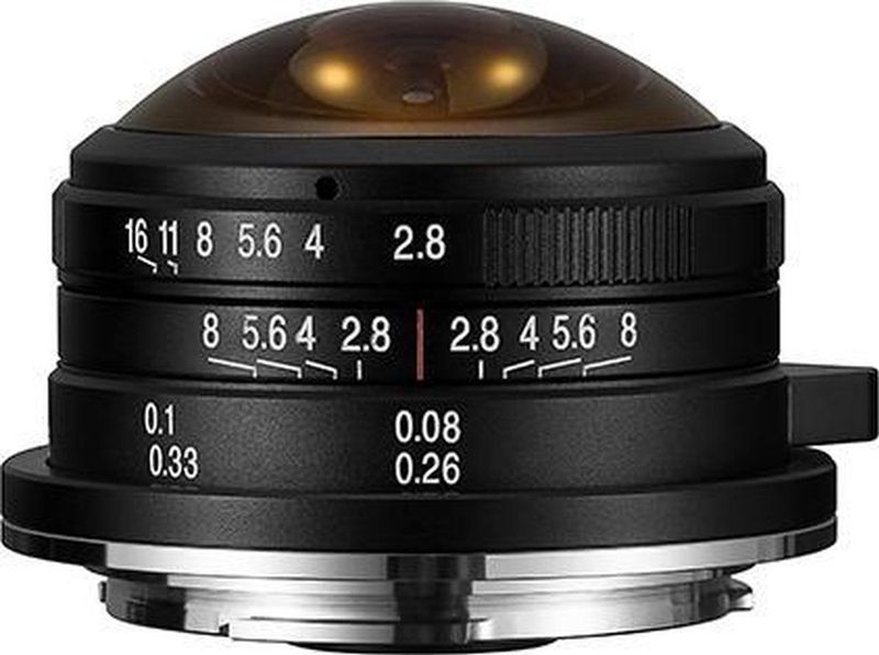 Laowa - 4mm f/2.8 Circular Fisheye - Camera Lens - Voor Fuji X
