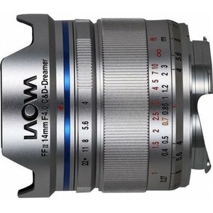 Laowa 14mm f/4.0 FF RL Zero-D Leica M-mount objectief Zilver