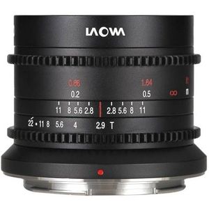 Venus Optic - Vaste Brandpuntsafstand 9mm T/2.9 Zero-D Cine - Objectief - Zwart