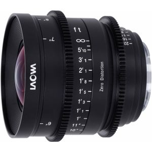 Laowa 15mm T2.1 Zero-D Cine M Sony FE-mount objectief