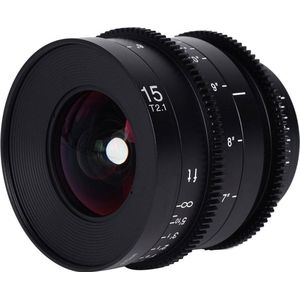Laowa - Optic 15mm T2.1 Zero-D Cine - Objectief - Zwart - Sony E
