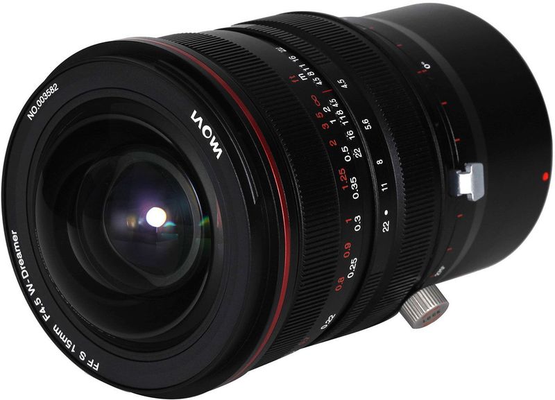 Laowa - 15mm 1:4.5R Zero-D Shift - Objectief - Zwart - Canon RF
