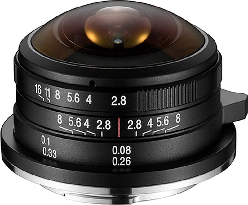 Venus Optic - Laowa 4 mm 1:2.8 Fisheye - Objectief - Zwart