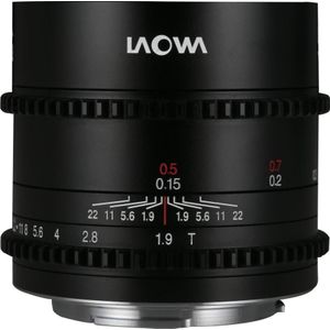 Laowa 17mm T1.9 Cine MFT-mount objectief