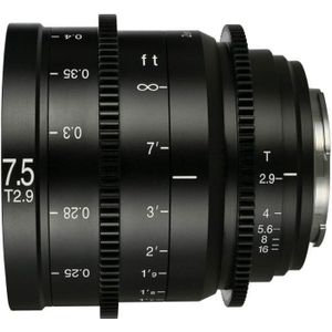 Laowa 7.5mm T2.9 Zero-D S35 Cine Canon RF-mount objectief