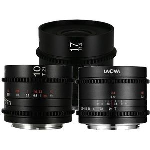 Venus Optic - Laowa Cine Prime - Objectief - Zwart - 3-Lens Set - MFT