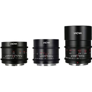 Venus Optics - Laowa Cine Prime 3-Lens Kit - Objectief - Zwart - Micro 4/3