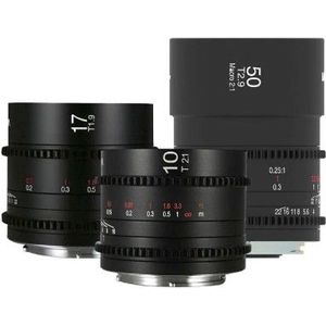 Laowa MFT Cine Prime 3-Lens Bundel 7.5mm + 10mm + 17mm