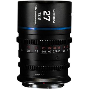 Laowa 27mm T2.8 1.5X S35 Nanomorph Cine Blue Nikon Z-mount objectief