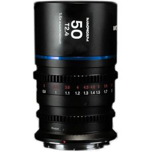 Laowa 50mm T2.4 1.5X S35 Nanomorph Cine Blue Nikon Z-mount objectief