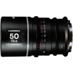 Laowa - Nanomorph 50mm T2.4 1.5X - Cine - Zilver
