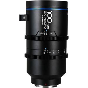 Laowa 100mm T2.9 2X Macro APO Cine Canon RF-mount objectief