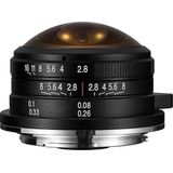 Laowa - 4mm f/2.8 Circular Fisheye - Canon RF - Circular Fisheye Lens