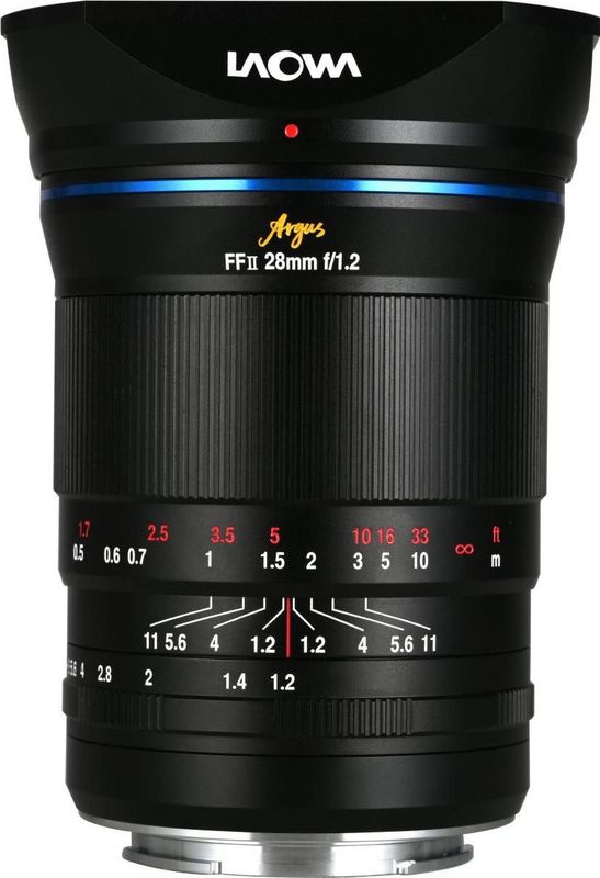 Laowa - Argus 28mm f/1.2 FF - Objectief - Zwart