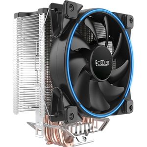 GI-X5B - CPU Koeler - Blauw - 120mm Ventilator - Compatibel met Intel en AMD