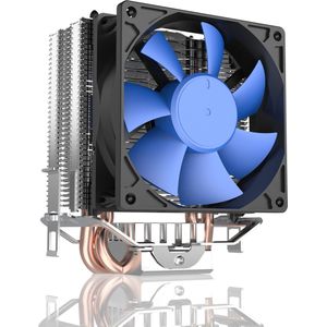 Pccooler S83-V2 80mm (112 mm), Processorkoeler, Zwart, Blauw