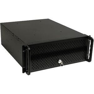 UNYKAch uk-4129 rack-behuizing zwart - PC-behuizing (plank, SGCC, Secc, ATX, Micro-ATX, 4U, Zwart, RoHS, CE)