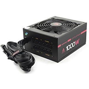Abysm Gaming Morpheo (1000 W), PC-voedingseenheid, Zwart