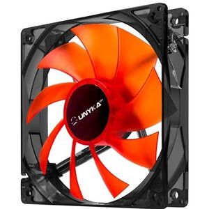 UNYKAch 51792 koelsysteem voor computers Computer behuizing Ventilator 12 cm Grijs, Transparant