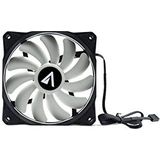 ABYSM Breeze Computer behuizing Ventilator 12 cm Zwart, Wit