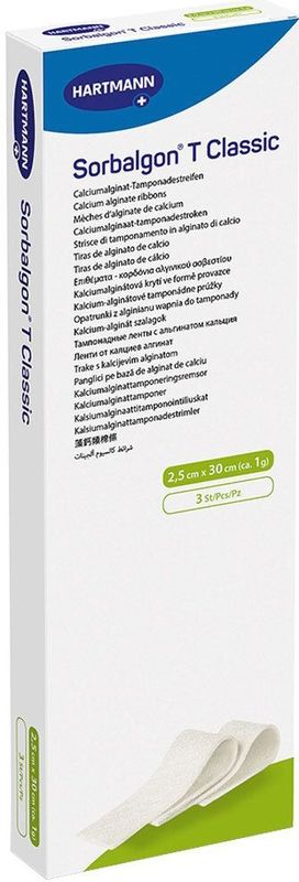 Sorbalgon - Alginaatverband - 3 Stuks - 1g/30cm