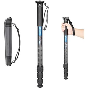 Leofoto - Carbon Monopod - Heavy Work - Gewicht Capaciteit: 20 kg - Max. Hoogte: 170 cm (zonder kogelkop) - Vier verlengstukken - MP-364C
