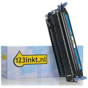 123inkt huismerk vervangt HP 124A (Q6001A) toner cyaan
