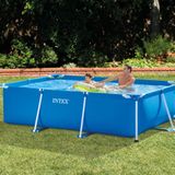 Intex Rectangular Frame Pool - Opzetzwembad - 300 x 200 x 75 cm