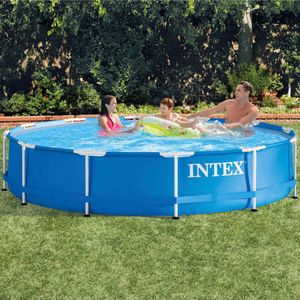 Intex Metal Frame Pool - Opzetzwembad - Ø 366 cm x 76 cm